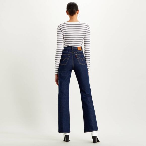 Levi's Women's Boot Cut Jeans - Dark Blue - Picture 2 of 10